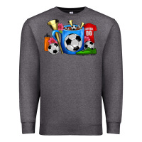 Charcoal Heather Soccer Coffee Mug Premium Sweatshirt - FaDigitalArtStudio