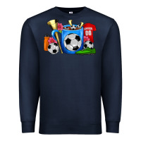 Navy Soccer Coffee Mug Premium Sweatshirt - FaDigitalArtStudio