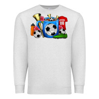 Oatmeal Heather Soccer Coffee Mug Premium Sweatshirt - FaDigitalArtStudio
