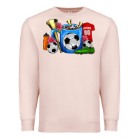 Pale Pink Soccer Coffee Mug Premium Sweatshirt - FaDigitalArtStudio