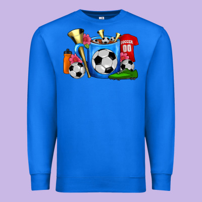 Soccer Coffee Mug Premium Sweatshirt Designed By Fadigitalartstudio