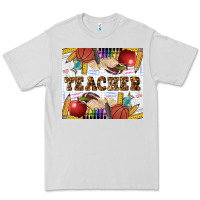 Dove Grey Western Teacher Premium Tee - LillyAllenDesigns
