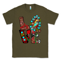 Army Green christmas love Classic Tee - JahusDesignShop