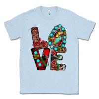 Dusty Blue christmas love Classic Tee - JahusDesignShop