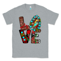 Heather Grey christmas love Classic Tee - JahusDesignShop