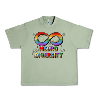 Oil Green neurodiversity Urban Heavy Tee - JahusDesignShop