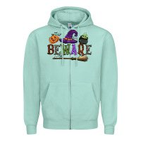 Seafoam beware Zipper Hoodie - CowGirlArtShop