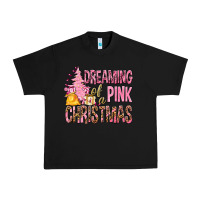 Black Dreaming Of A Pink Christmas Urban Heavy Tee - BundleAndBundleShop