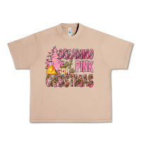 Burro Dreaming Of A Pink Christmas Urban Heavy Tee - BundleAndBundleShop