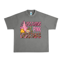 Tornado Dreaming Of A Pink Christmas Urban Heavy Tee - BundleAndBundleShop