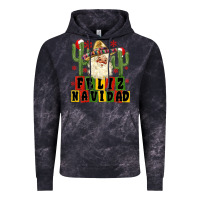 Cloud Black feliz navidad mexican santa Vintage Hoodie - MaliasSmallBusiness
