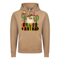 Feliz Navidad Mexican Santa Vintage Hoodie | Teevron