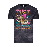 Cloud Black just chill with coffee bean bbs Vintage Tee - BundleAndBundleShop