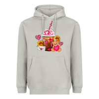 Moon Dust Valentines Day Frappe Coffee Heavyweight Hoodie - FaDigitalArtStudio