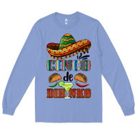 Colony Blue cinco de dirinko sombrero Long Sleeve Tee - BarkalooDesign