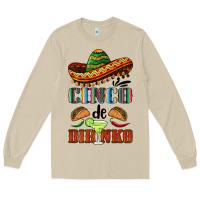 Mushroom cinco de dirinko sombrero Long Sleeve Tee - BarkalooDesign