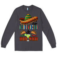 Smoke cinco de dirinko sombrero Long Sleeve Tee - BarkalooDesign