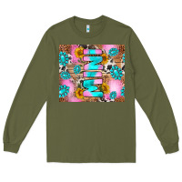 Army Green western mini Long Sleeve Tee - RanaPortraitStore