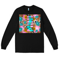 Black western mini Long Sleeve Tee - RanaPortraitStore