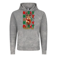 Cloud Rock merry christmas reindeer Vintage Hoodie - MaliasSmallBusiness