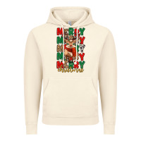 Vintage Artic merry christmas reindeer Vintage Hoodie - MaliasSmallBusiness