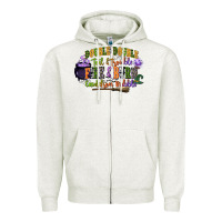 Oatmeal Heather double double toil and trouble fire and burn cauld Zipper Hoodie - CowGirlArtShop