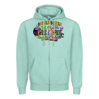 Seafoam double double toil and trouble fire and burn cauld Zipper Hoodie - CowGirlArtShop