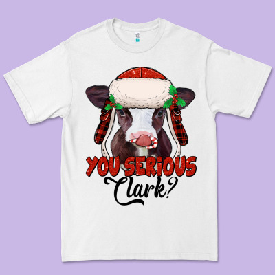 You Serious Clark Baby Cow Premium Tee Designed By Jasminsmagicworld