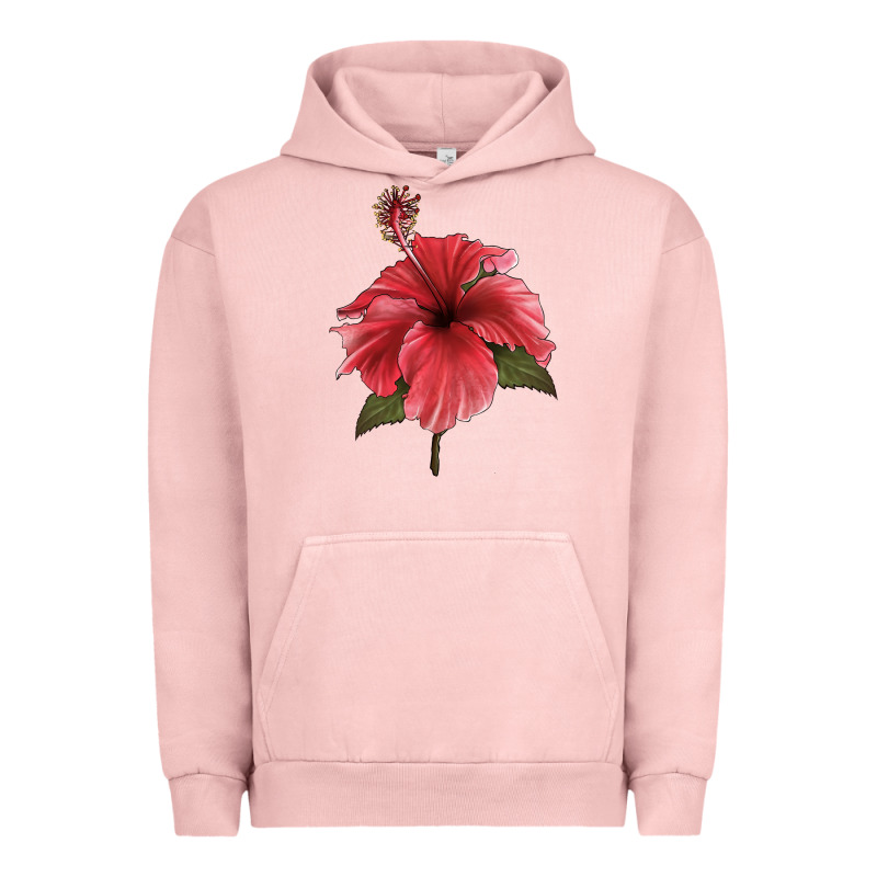 Puerto Rican Hibiscus Flower Illustrations Urban Hoodie by LillyAllenDesigns | Teevron