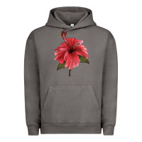 Pigment Tornado Puerto Rican Hibiscus Flower Illustrations Urban Hoodie - LillyAllenDesigns