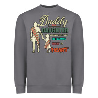 Storm Daddy And Daughter Not Always Eye To Eye But Always Heart To Heart Heavyweight Sweatshirt - Bettercallsaul