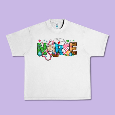 Easter Nurse Urban Heavy Tee Designed By Bundleandbundleshop