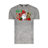 Cloud Rock let it snow with snowman Vintage Tee - BundleAndBundleShop