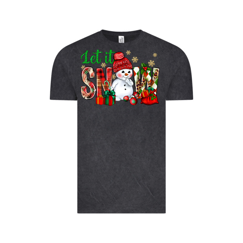Let It Snow With Snowman Vintage Tee by BundleAndBundleShop | Teevron