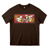 Chocolate Brown ladybug gnomies license plate template Heavy Core Tee - BarkalooDesign
