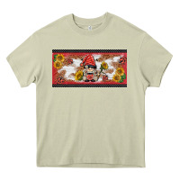 Mossy ladybug gnomies license plate template Heavy Core Tee - BarkalooDesign