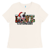 Bone love Christmas cow Ladies Tee - Jasminsmagicworld