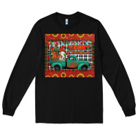 Black merry christmas farm truck tumbler Long Sleeve Tee - Jasminsmagicworld
