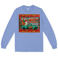 Colony Blue merry christmas farm truck tumbler Long Sleeve Tee - Jasminsmagicworld