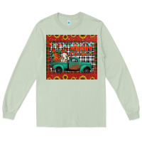 Matcha merry christmas farm truck tumbler Long Sleeve Tee - Jasminsmagicworld