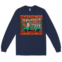 Navy merry christmas farm truck tumbler Long Sleeve Tee - Jasminsmagicworld