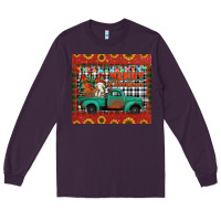 Plum merry christmas farm truck tumbler Long Sleeve Tee - Jasminsmagicworld