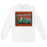White merry christmas farm truck tumbler Long Sleeve Tee - Jasminsmagicworld