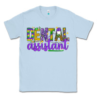 Dusty Blue Crawfish season mardi gras Classic Tee - BundleAndBundleShop