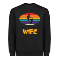 Black I Leveled Up From Wife To Mommy Heavyweight Sweatshirt - Bettercallsaul