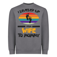 Storm I Leveled Up From Wife To Mommy Heavyweight Sweatshirt - Bettercallsaul