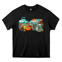 Black American football coffee Heavy Core Tee - Jasminsmagicworld