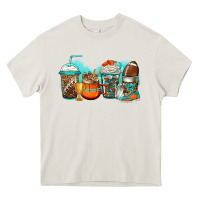 Cream American football coffee Heavy Core Tee - Jasminsmagicworld