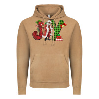 Joy Black Santa Vintage Hoodie | Teevron