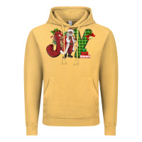 Vintage Mustard Joy Black Santa Vintage Hoodie - MaliasSmallBusiness